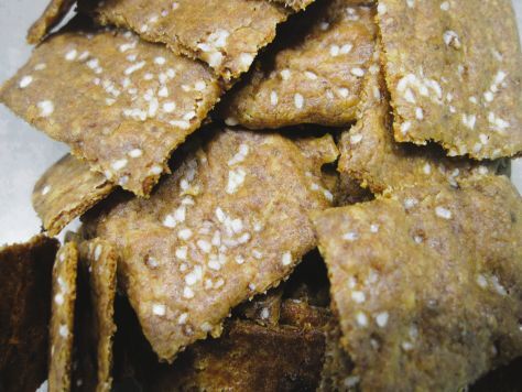 Bready or Not: Super Easy Sourdough Discard Crackers 