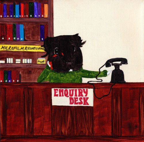 Rachel E Smith guinea pig painting Snorri