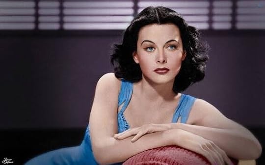 Publicity photo of Hedy Lamarr, originally Hedwig Kiesler, proving that the inventor was a woman