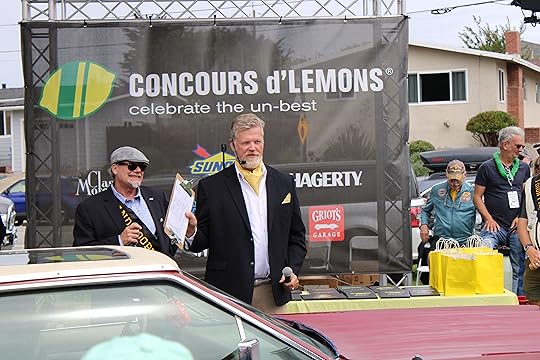 Concours d'Lemons founder Alan Galbraith (right) and head judge Tim...