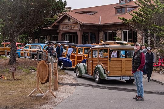 Woodies in the Woods made its Classic Car Week debut...