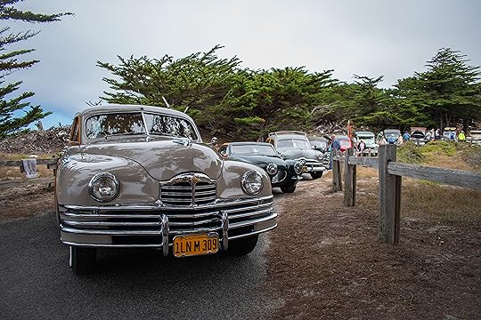 Woodies in the Woods made its Classic Car Week debut...
