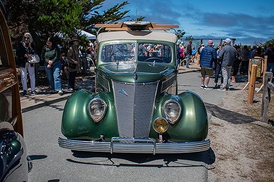 David Rivas' 1937 Ford. (Arianna Nalbach - Monterey Herald)