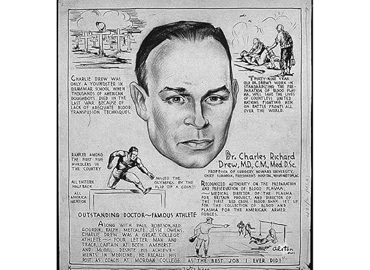 A summary of the life of Charles Drew by artist Charles Alston, 1943 (US National Archives 535693)