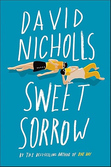 Cover for Sweet Sorrow by David Nicholls with a couple in a pool