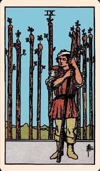 Nine of Wands (Upright) | Tarot Card