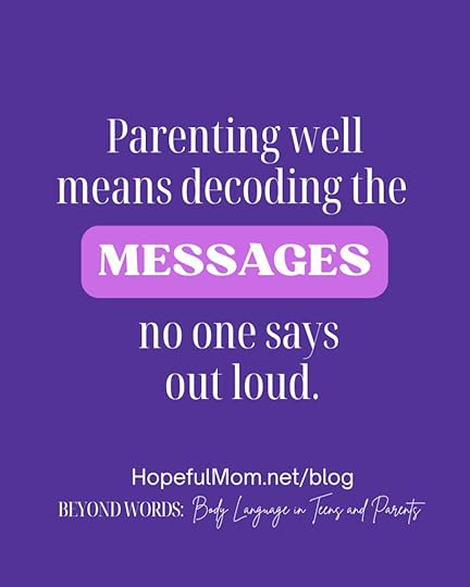 Barb Winters Hopeful Mom quote Body Language