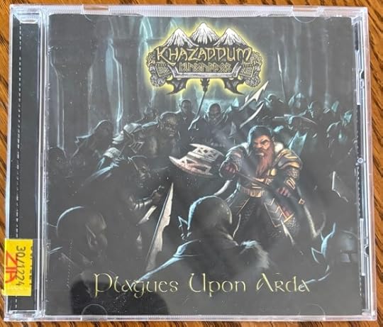 CD in a standard jewel case. The artwork depicts a dwarf wielding a battle axe while being surrounded by a legion of orcs.