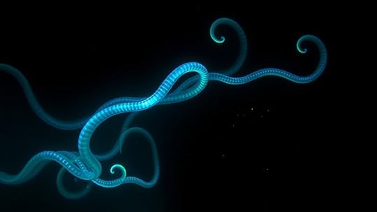 marine creatures produce glowing light