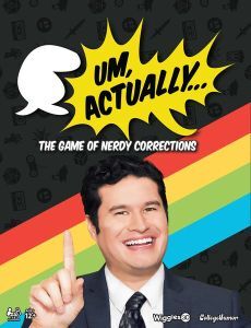 The cover of Um, Actually