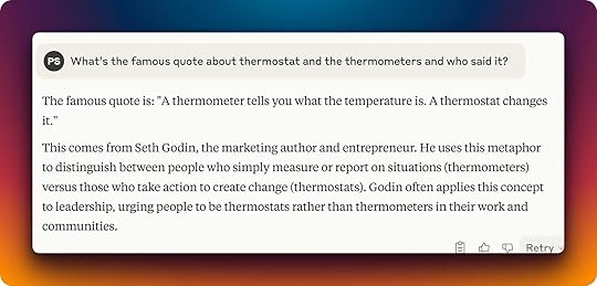 On Thermostats and AI Hallucinations
