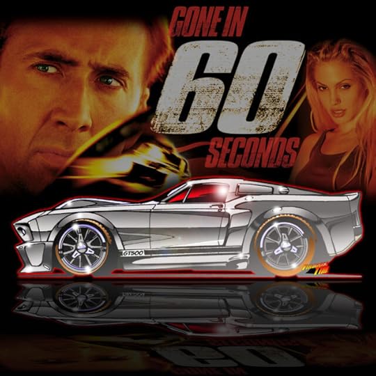 Gone in 60 Automotive Pop Culture Movie and TV Car Art by Fireball Tim Garage