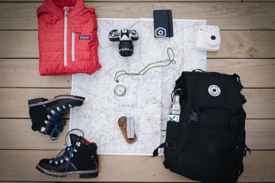 Gear to prepare for hiking: compass, boots, vest, backpack. Image: Stencil