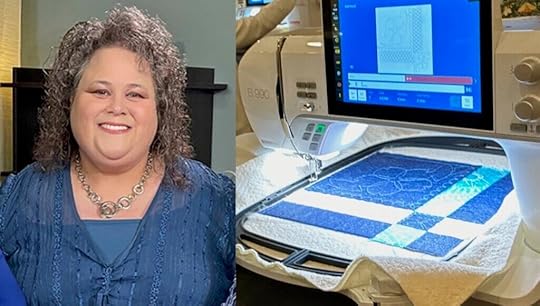 Denise Abel Piece in the Hoop Lecture at The Great Wisconsin Quilt Show