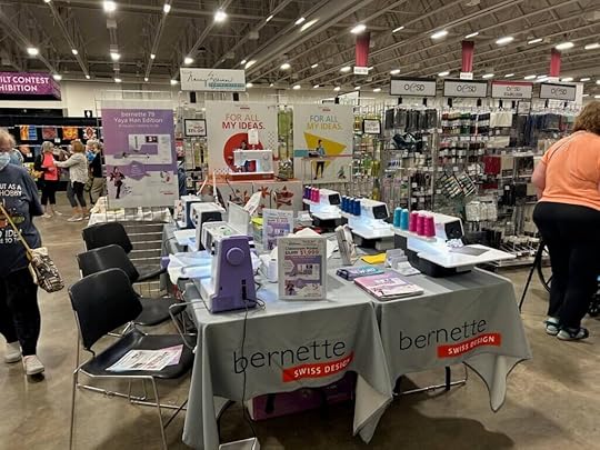 Bernette Sewing Machines at The Nancy Zieman Sewing Studio and Quilt Shop Booth at The Great Wisconsin Quilt Show IMG 2176