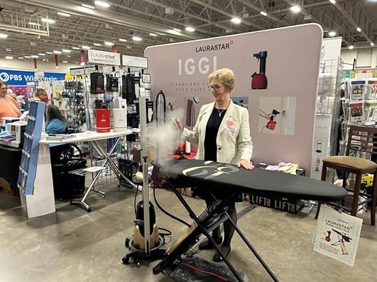 LauraStar Irons at The Nancy Zieman Sewing Studio and Quilt Shop Booth at The Great Wisconsin Quilt Show IMG 2182