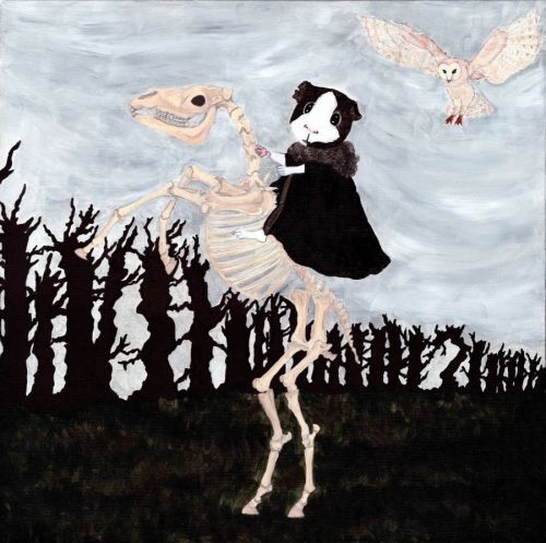 Rachel E Smith guinea pig painting Thorfy Thorfinnur