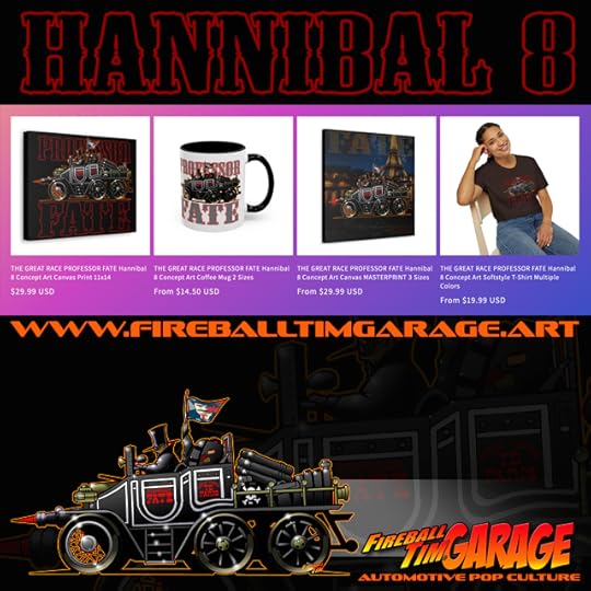 Automotive Pop Culture Movie and TV Car Art by Fireball Tim Garage