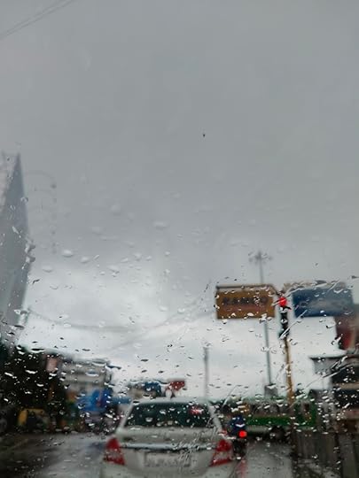 Rain-drenched Kollam City.
