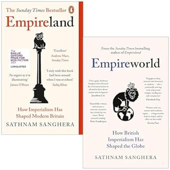covers of Sathnam Sanghera's books about the British Empire