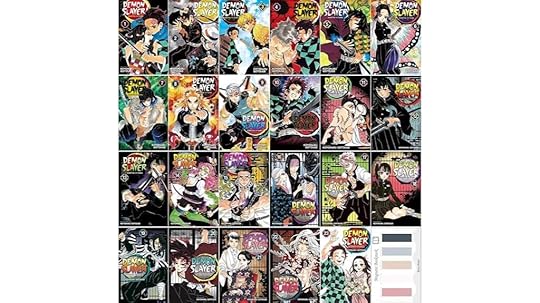 demon slayer manga bookmarks