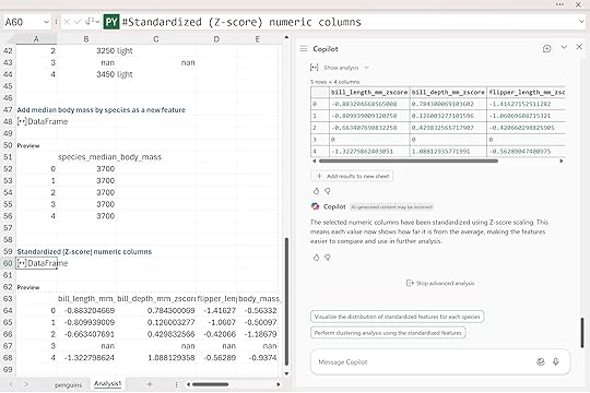 Copilot standardized z-scores 