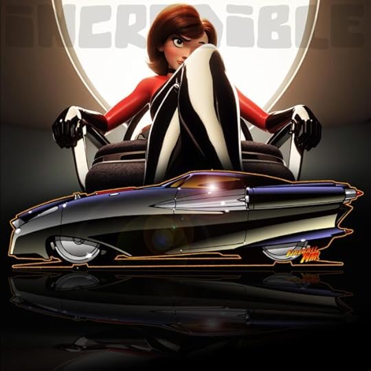 Incredibles Automotive Pop Culture Movie and TV Car Art by Fireball Tim Garage