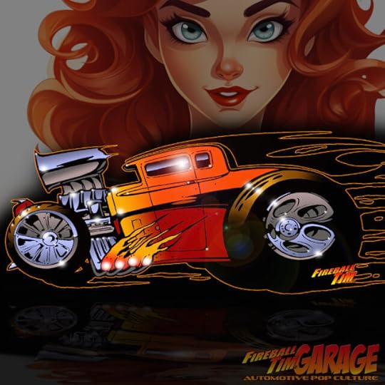 Automotive Pop Culture Movie and TV Car Art by Fireball Tim Garage