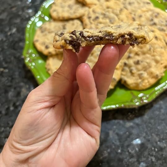 Rolls Royce cookies with bite taken out of it