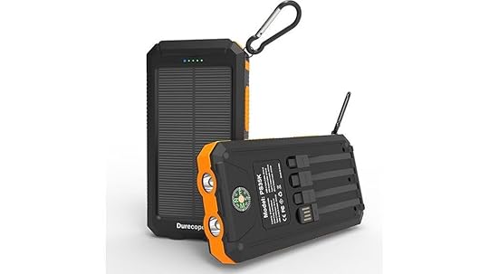 high capacity solar power bank