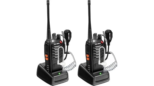 long range rechargeable walkie talkies