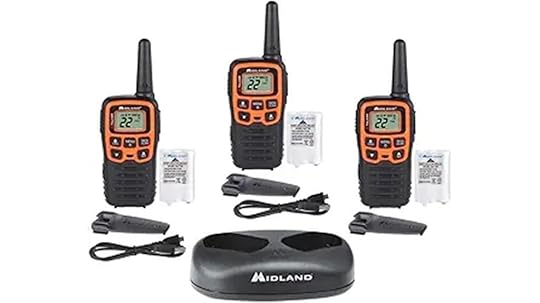 three midland x talker radios
