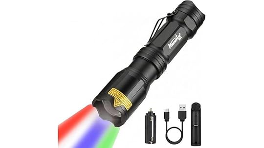 multicolor rechargeable flashlight