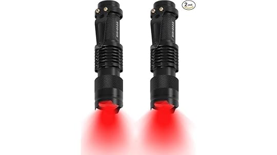 red led flashlight set