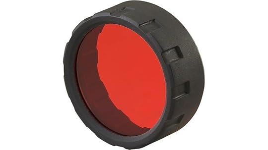rechargeable flashlight filter attachment