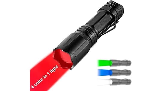 multi color zoom flashlight