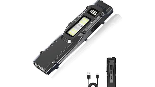rechargeable usb c tactical flashlight