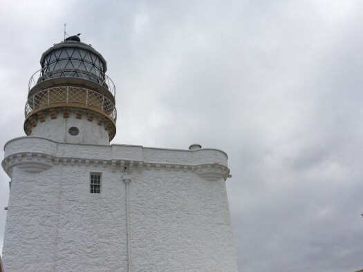 Kinnaird Castle - lighthouse within - one of the nine castles of the knuckle