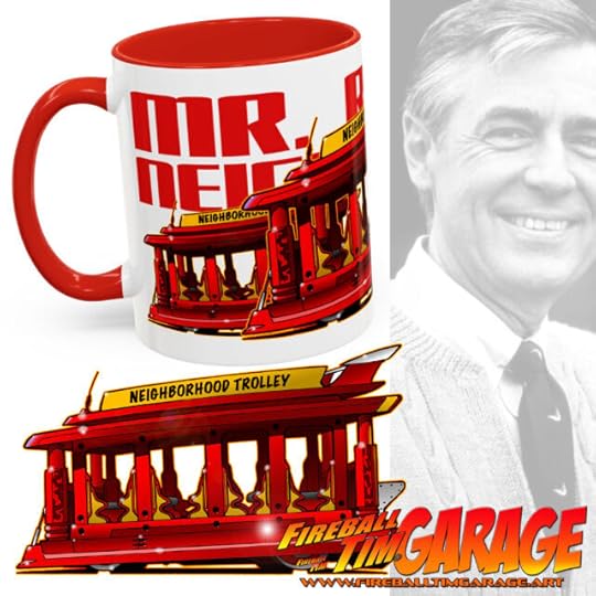 Mister Rogers Automotive Pop Culture Movie and TV Car Art by Fireball Tim Garage