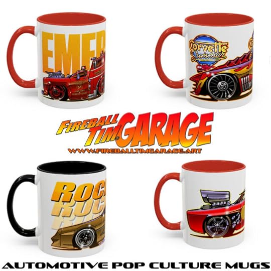 Automotive Pop Culture Movie and TV Car Art by Fireball Tim Garage