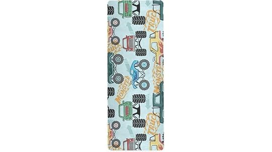 cartoon monster truck mat