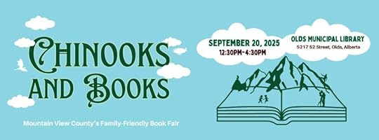 Chinooks and BooksMountain View County's Family-Friendly Book FairSeptember 20, 202512:30-4:30 pmOlds Municipal Library5217 - 52 St, Olds, Alberta