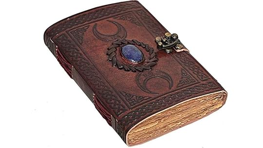 leather moon lapis journal