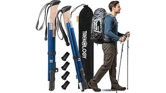 adjustable hiking trekking poles