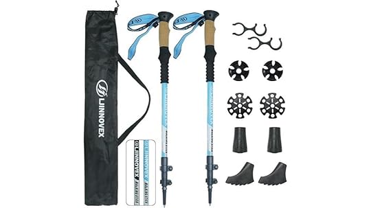 adjustable collapsible trekking poles