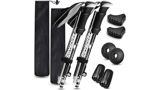 adjustable foldable hiking poles
