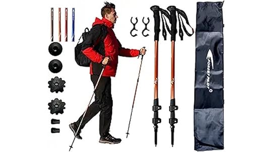 aluminum trekking poles set