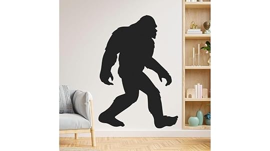 bigfoot silhouette wall decal