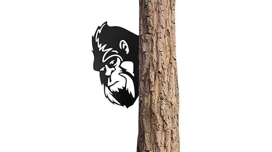 bigfoot outdoor metal sign