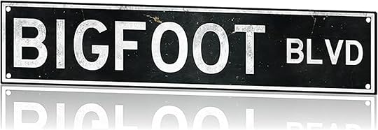 bigfoot metal sign decor